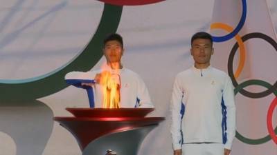 Олимпийский огонь прибыл в столицу Китая