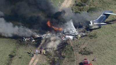 Пассажирский самолет потерпел крушение в Техасе