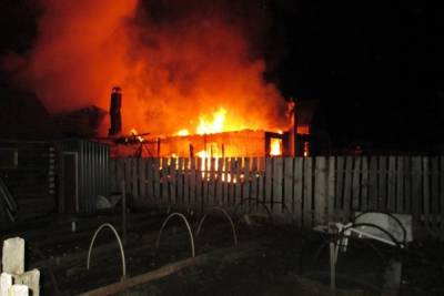 На пожаре в деревне Марий Эл пострадали люди