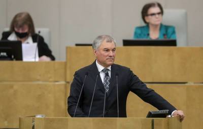 Володин призвал коллег из Бундестага признать ошибки