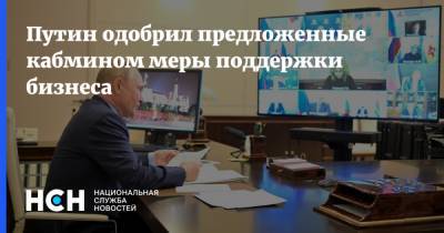 Владимир Путин - Андрей Белоусов - Путин одобрил предложенные кабмином меры поддержки бизнеса - nsn.fm - Россия