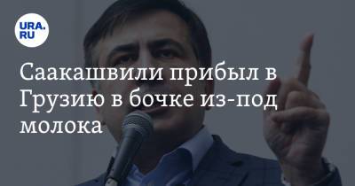 Михаил Саакашвили - Саакашвили прибыл в Грузию в бочке из-под молока - ura.news - Украина - Грузия - Вильнюс - Поти - Черноморск