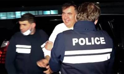 Саакашвили прибыл в Грузию в грузовике с молочной продукцией