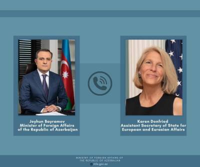 Состоялся телефонный разговор между главой МИД Азербайджана и помощником госсекретаря США