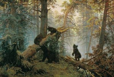Картина Шишкина «Утро в сосновом лесу»: что не так с медведями - Русская семеркаРусская семерка