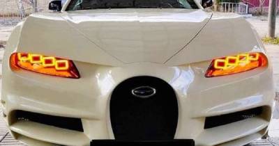 Украинцы создали копию гиперкара Bugatti Chiron