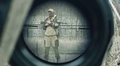 Работает снайпер ВСУ: опубликовано видео ликвидации двух российских наемников