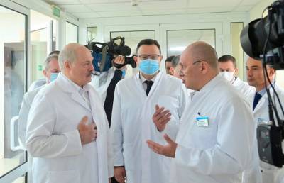 Лукашенко проинспектировал лечение коронавирусных и онкобольных в Боровлянах