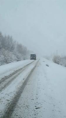 Сугробы — в Шадринске, Катайске, Щучьем, Юргамыше: в Курганской области выпал снег