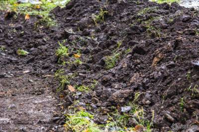 Красноярский подросток застрял в вырытой коммунальщиками яме с грязью