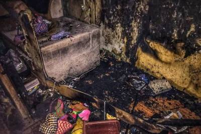 Детская шалость привела к пожару в доме на улице Чехова в Пскове