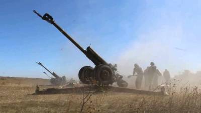 Украинские каратели впервые с весны обстреляли ДНР из 152-мм арторудий