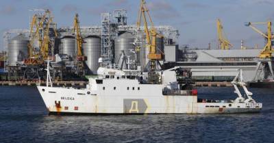 Подаренное Украине бельгийской научно-исследовательское судно прибыло в Одессу
