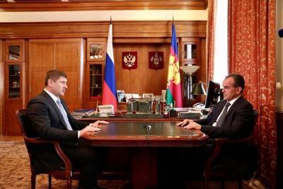Губернатор Кубани предложил Андрею Алексеенко участвовать в конкурсе на должность мэра Краснодара