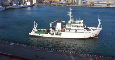 В одесский порт прибыло подаренное Украины научно-исследовательское судно Belgica