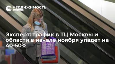 Эксперт Colliers Сергей Гуров: трафик в ТЦ Москвы и области в начале ноября упадет на 40-50%