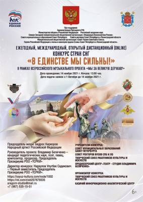 Ульяновцев приглашают стать участниками II конкурса «В единстве мы сильны!»
