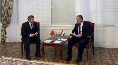 Посол Беларуси вручил копии верительных грамот министру иностранных дел Таджикистана