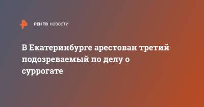 В Екатеринбурге арестован третий подозреваемый по делу о суррогате