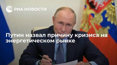 Путин: ситуация на энергетическом рынке — проявление капитализма, который не работает