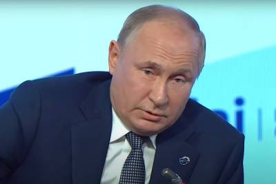 Путин назвал угрозой военное освоение Украины Западом