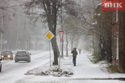 В Коми объявили штормовое предупреждение из-за снега