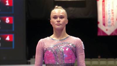 Ангелина Мельникова выиграла золото личного многоборья на Чемпионате мира в Японии