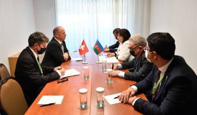 Обсуждены перспективы сотрудничества между Азербайджаном и Швейцарией (ФОТО)