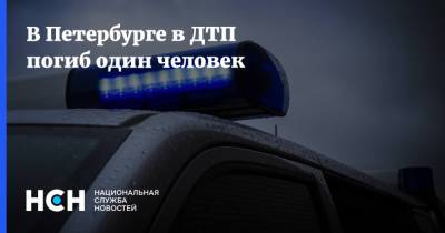 В Петербурге в ДТП погиб один человек
