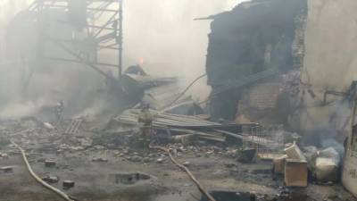 ТАСС: на месте пожара на заводе в Рязанской области нашли тела 15 погибших
