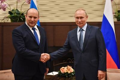 Путин раскрыл темы переговоров с премьером Израиля