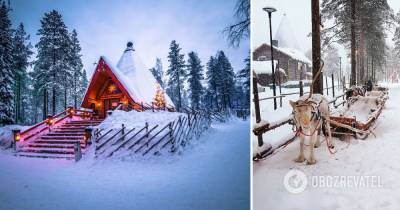 Снег в Лапландии - город Рованиеми Санта-Клауса засыпало снегом – фото, видео