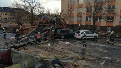 В Чехии ураган устроил настоящую катастрофу