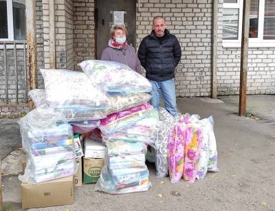 Сотрудники администрации Касимовского района передали медикам постельное бельё