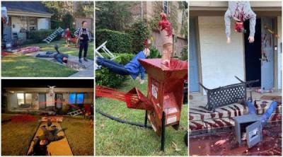 Техасец так "украсил" двор к Хэллоуину, что соседи позвонили в 911