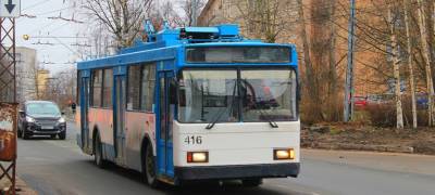 Троллейбус №5 в Петрозаводске временно изменит свой маршрут