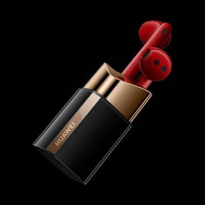 Huawei представила наушники FreeBuds Lipstick, стилизованные под губную помаду