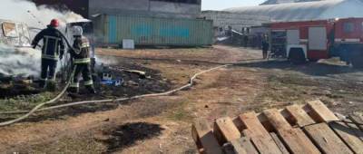 В Одесской области горели рефрижераторы