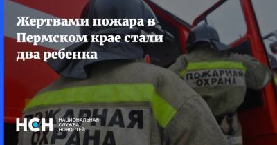 Жертвами пожара в Пермском крае стали два ребенка