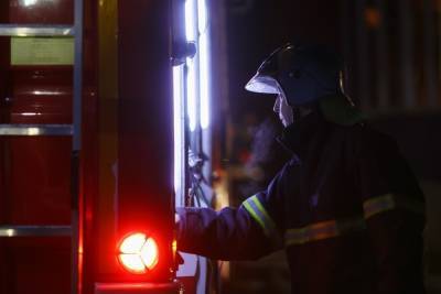 Ночью на севере Волгограда тушили пожар в пятиэтажке