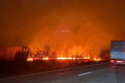 В Хабаровском крае горят поля