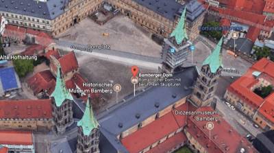 Почему Google Earth убрал кресты с Бамбергского собора?