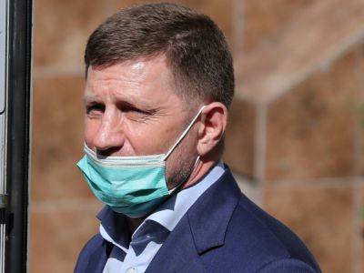 СК завершил расследование дела бывшего хабаровского губернатора Сергея Фургала