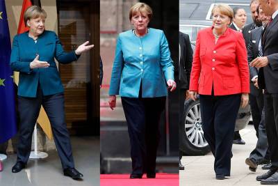 Ангела Меркель подтвердила политический сигнал в цвете её одежды