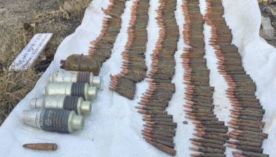На Луганщине обнаружен схрон с боеприпасами