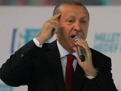Эрдоган распорядился выслать послов 10 стран