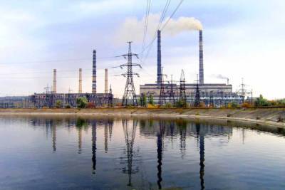 Славянскую ТЭС на Украине остановили из-за отсутствия угля