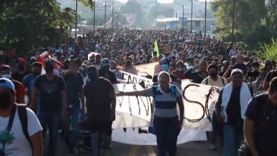 Мексика: марш мигрантов