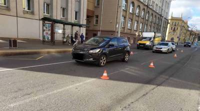 Пьяный пешеход попал под колеса легковушки в Минске