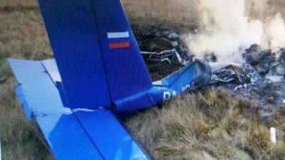Уголовное дело возбудили по факту крушения самолета А-22 в Подмосковье